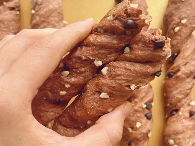 Chocolate Peanut Bread Stick