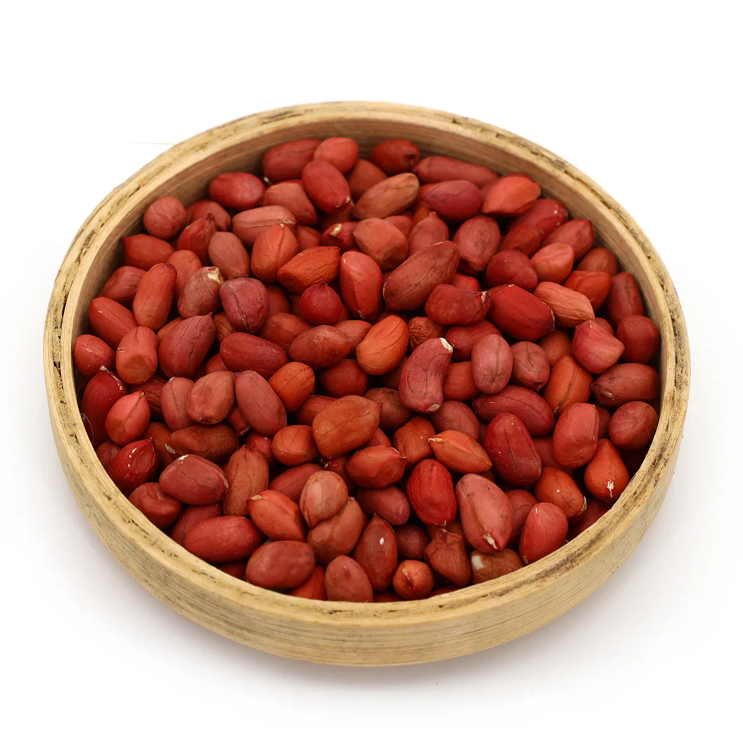 Red skin peanut kernels